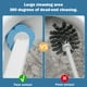 thumbnail image 4 of Juegos De Escobillas Para Inodoro Kit de escobilla de baño Herramienta de limpieza de mango largo montada en la pared para baño (azul), 4 of 8