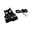 Black, variant on lanema 3Pack Comfortable Ferrets Squirrels Harnesses Pet Harnesses Leashes Regulable