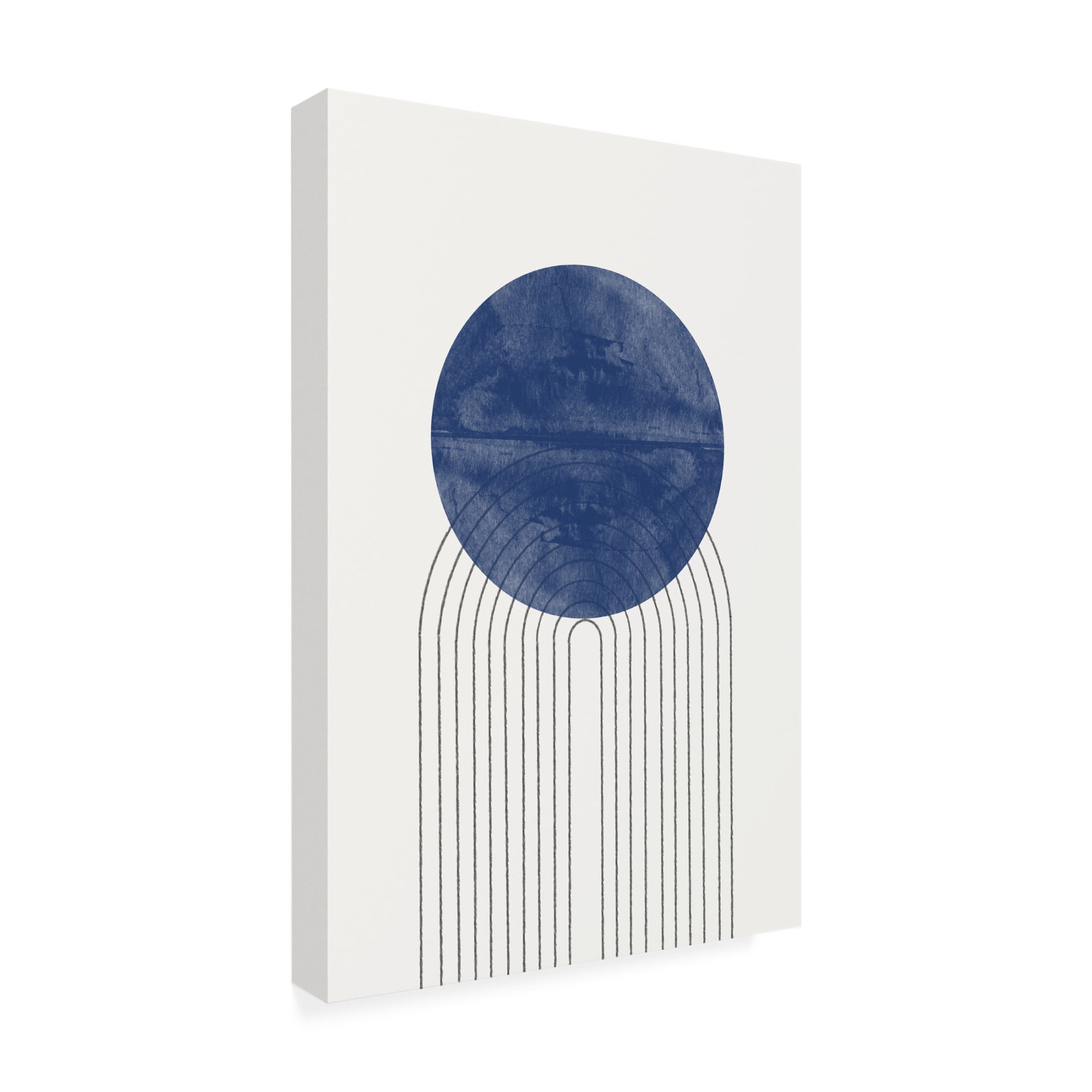Trademark Fine Art THE MIUUS STUDIO Blue Moon No2 Canvas Wall Art