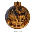 thumbnail image 3 of PoyoKee Christmas Decorations, Clear Acrylic Fillable Tree Balls, Hanging Christmas Ball Ornaments for Xmas Tree Home Holiday Wedding Party Decor, 3 of 8