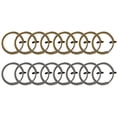 thumbnail image 2 of Evelots Clip On Hoop Earring-Ear/Lip/Nose-Spring Loaded-8 pair (4 Silver/4 Gold), 2 of 5