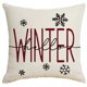 thumbnail image 4 of Juego de Almohada Navideñas,Decoracion Navidad Cojines de Lino para Sofá Decoración Navideña Adecuado para Sofá, Cama, Hogar, Automóvil(A.)(4 piezas), 4 of 5