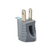 Cable Matters (3-Pack) Polarized Grounding Adapter in Grey (Allows A 2-prong Outlet To Accept 3-prong Plugs)