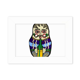 thumbnail image 1 of Rusia ruso Matryoshka nesting Marco de Fotos de escritorio imagen Blanco Pintura arte 5x7 pulgadas, 1 of 4