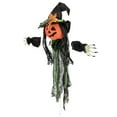 thumbnail image 3 of Northlight Creepy Jack-O-Lantern 3-D Halloween Window Decoration, 3 of 6