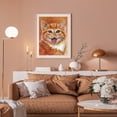 thumbnail image 3 of Cuadros Decorativos 5D bricolaje redondo taladro diamante pintura gato pared arte mosaico decoración del hogar (A3500) Likrtyny embutido en tela, 3 of 6