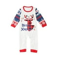thumbnail image 3 of URMAGIC Matching Family Pajamas Sets Christmas Pjs with Cute Elk and Floral Sleeve Tee and Bottom Loungewear Sleepwear, 3 of 10