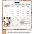 thumbnail image 5 of Asyoly Womens Tops Casual Solid  V Neck Button Down Shirts for Women Basic Short Sleeve Blouse, 5 of 5