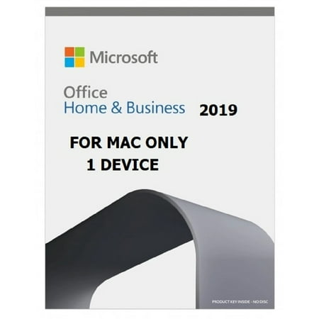 MICROSOFT OFFICE HOME & BUSINESS 2019 FOR MAC ONLY..KEY CARD
