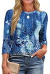 Dark Blue Floral