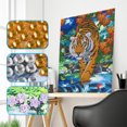 thumbnail image 2 of Cuadros Decorativos Mosaico en forma especial DIY 5D Animal Tigre diamante pintura dibujo Kit arte decoración Ehuebsd Nuevos Originales, 2 of 8
