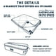 thumbnail image 2 of Manta YETI Lowlands multiusos con bolsa de viaje Big Sky Blue, 2 of 9