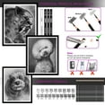 thumbnail image 5 of HIFORNY Drawing Kit 58 PCS - Sketching Pencil Set with Graphite, Charcoal, Blending Tools & 3-Color Sketchbook, 5 of 7