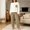 Coffee, variant on Nsxcdh Pajamas for Women Casual Long Sleeved Top Loose Pants Home Clothing Thickened Pajama Set Fleece Pocket Soft Comfortable Warm Loungewear for Leisure Time Free Size Navy
