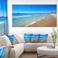 thumbnail image 1 of Benidorm Poniente Vagues de Plage - Impression sur Toile Paysage Marin, 1 of 3