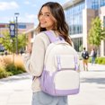 thumbnail image 7 of QWKLEAJ School Backpack for Teen Girls, Large Capacity Laptop Bag for High School Middle School Elementary, Aesthetic Bookbag College Women Purple, 7 of 7