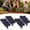 Black, variant on Imitation Stone Garden Fence - DIY Garden Edging Border, Decorative Landscape Edging Interlocking Plastic Lawn for Flower Bed, Pathway, DIY Outdoor Yard Decor, Weather Resistant (10, Brick Red)