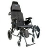 Karman Healthcare MVP502TP-16 Premium Reclining Wheelchair-Diamond Black