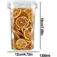 thumbnail image 4 of Vacuum Container,Vacuum Sealed Food Containers,Portable Food Saver in Coffee Canister - Salad Saver Containers, Organizer Containers for Refrigerator, Storamie,White, 4 of 9
