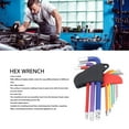 thumbnail image 4 of Ball End Hex Wrench, 9 Pcs Hex Wrench Set CR V  For Repair Work, 4 of 8