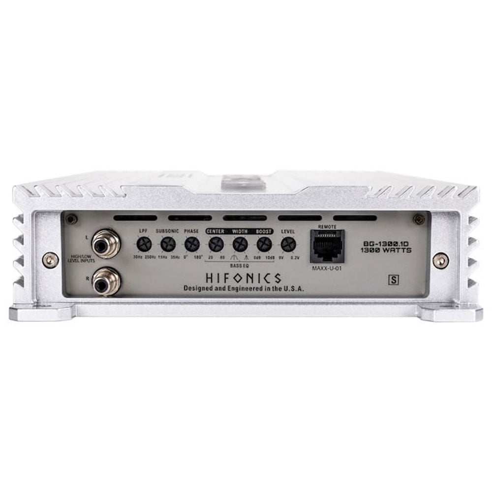 Hifonics BG-1300.1D Brutus Gamma Mono D 1300W Car Audio Subwoofer Amp
