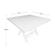 thumbnail image 5 of Mesa Plegable Cuadrada De Madera Sólida, 60x60 – Rústico Tratable NATIVO MUEBLES TERRAZA, 5 of 5