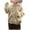 Beige, variant on Cardigan Sweaters for Girl, Hooded Fall Winter Long Sleeve Knitted Girls Cardigans Brown Size 2-3 T