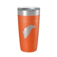 thumbnail image 1 of Lake Cleveland Map Tumbler Travel Mug Insulated Laser Engraved Coffee Cup Idaho 20 oz Orange, 1 of 1