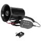 thumbnail image 3 of Motorcycle Car Portable Speakers 6-Tones Police Siren Sound High Megaphone Alarm Van Truck Boat 100w 12v Modification Parts Horn, 3 of 5