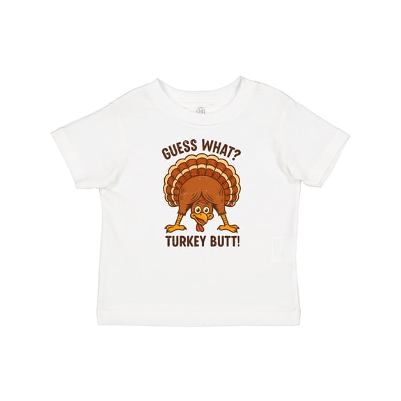Inktastic Guess What Turkey Butt Boys or Girls Baby T-Shirt