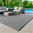 thumbnail image 2 of 12'x16' Soft Indoor/Outdoor Hobnail Style Area Rugs. Lightweight and Flexible for Easy Cleaning and Transport (Color: Sky Grey), 2 of 8