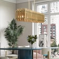 thumbnail image 4 of Livex Lighting - Greenwich - 5 Light Linear Chandelier in Mid Century Modern, 4 of 12