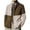 Beige, variant on Herrnalise Men's Lapel Colorblock Sweater Jacket Casual Long Sleeve Knitted Long Cardigan Tops Blouse Coat Black