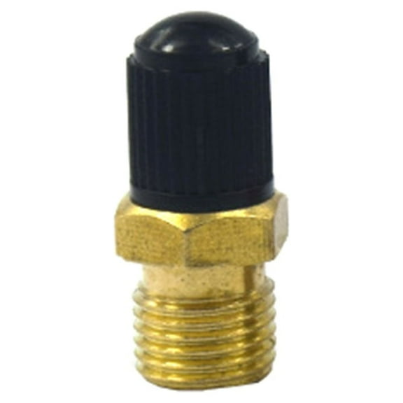 Heavy-Duty Brass Tank Valve for Air Compressors 1/4" MNPT Male for Car Tire
