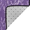 thumbnail image 4 of Area Rugs For Living Room Decor - Lavender Flowers Purple White Soft Anti Slip Throw Washable Rugs 5x7 For Bedroom, Indoor Carpet For Bedroom Living Room 80x58In, 4 of 7