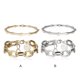 thumbnail image 5 of Pulseras elegantes Minnieouse 2 unids/set brazaletes estéticos Plata, 5 of 6