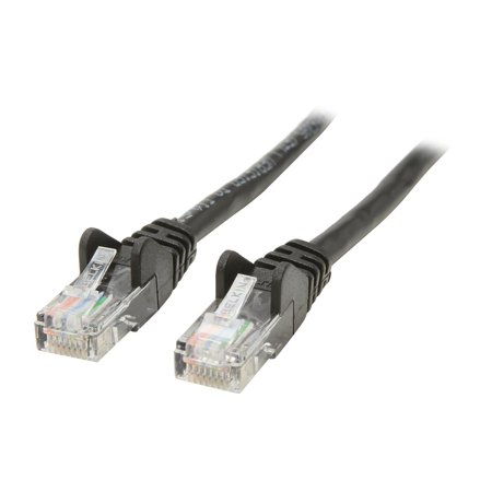 UPC: 0722868175330 | Belkin A3L791-20-BLK-S 20 ft. Cat 5E Black Patch Cable Snagless Molded