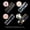 Style 3, variant on Lerpwige Nail Art Studs Rivets Nail Crystal Gem Colorful Nail Art Rhinestones Seashell Slices Nail Kit Nail Art Supplies