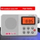 thumbnail image 5 of Radio Retro con Pilas/Enchufable, Receptor FM, AM y SW, Pantalla LCD, Reloj Despertador, Radio Multibanda., 5 of 5