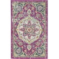 thumbnail image 2 of Nourison Passion Persian Pink 1'10" x 2'10" Area Rug, (2x2), 2 of 8