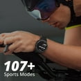 thumbnail image 2 of Men Smart Watches for Android/iPhone 107 Sports Mode/Bluetooth Calling/50M Waterproof,Matte Black, 2 of 5