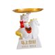 thumbnail image 3 of Bandeja de almacenamiento para gatos, elegante organizador de figuras de gato de la fortuna, tazón de dulces de vinilo para gatos Blanco, 3 of 7