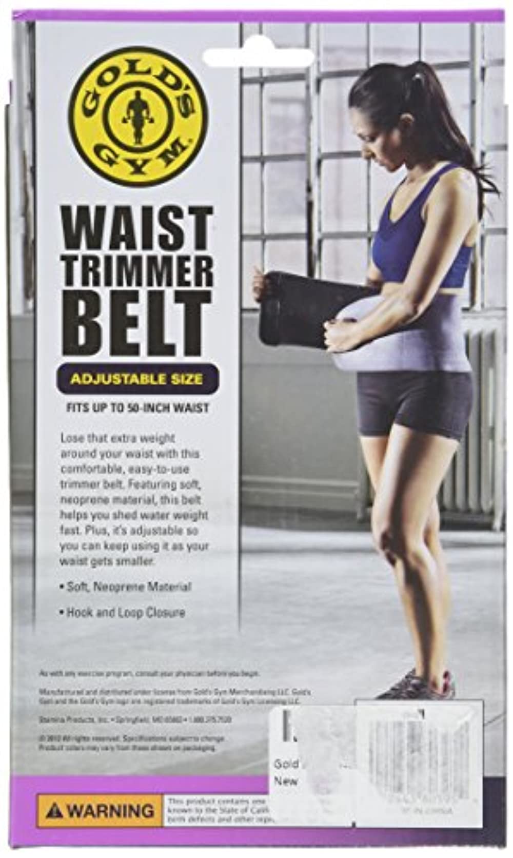 Gold's Gym Waist Trimmer Belt