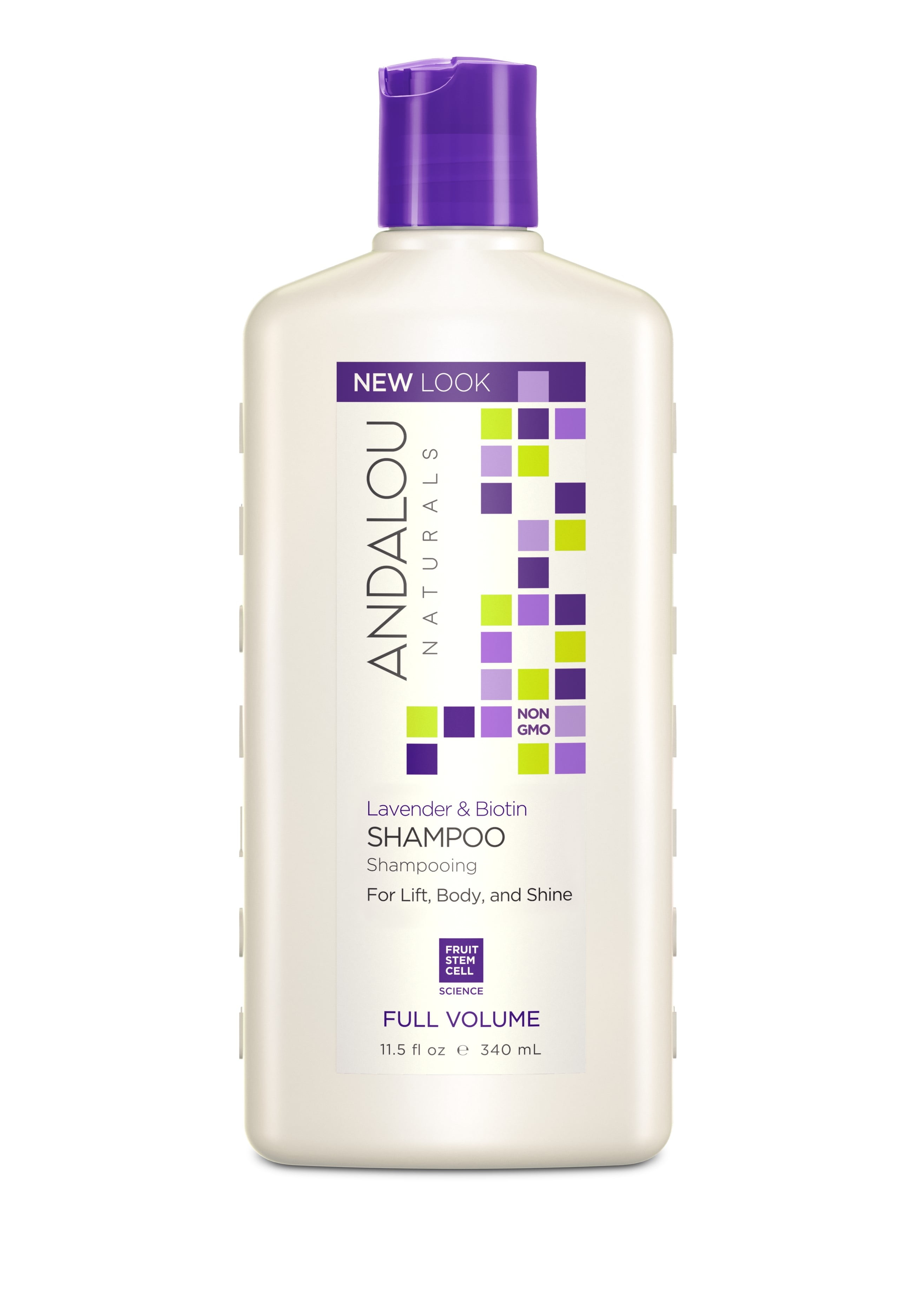 Andalou Naturals Full Volume Shampoo, Lavender and Biotin, 11.5 Fl Oz
