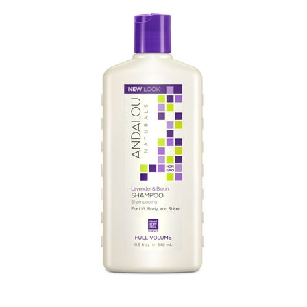 Andalou Naturals Full Volume Shampoo, Lavender and Biotin, 11.5 Fl Oz