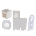 thumbnail image 2 of 24 piezas de papel Kraft Cajas de muffins para pasteles Caja de pastelería Favores, 2 of 9