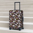 thumbnail image 3 of Wukai Daisies Flowers Elastic Luggage Cover: Personalized Protection for Your Suitcase - Fits 19~29-inch, Washable & Durable Travel Companion-X-Large, 3 of 8