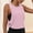 Pink, variant on Flowy Open Side Stripes Tank Tops for Women - Workout Gym Yoga Running Athletic Loose Cropped Sleeveless Shirts