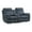 Blue, variant on Lexicon Clifton 76" Microfiber Double Glider Reclining Love Seat in Blue