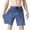 Blue, variant on hoksml Men's Ice Silk Quick Dry Athletic Shorts with Elastic Drawstring Waist, Zipper Pockets, Two Tone Breathable Fabric, for Gym, Hiking, Workout and Casual Daily Wear
